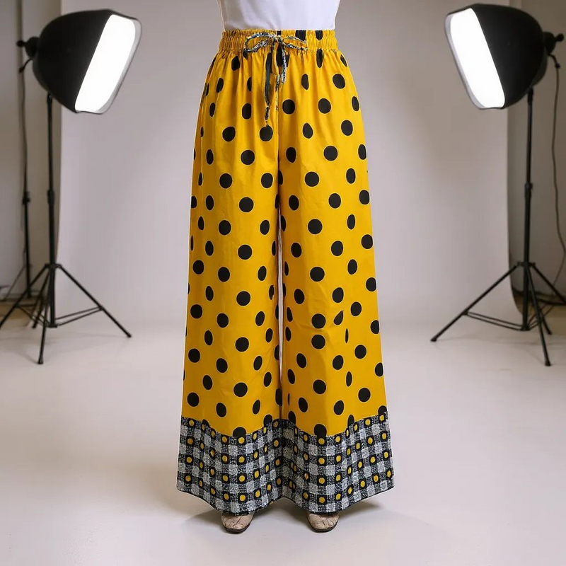 Sunspot Polka Palazzo Trousers