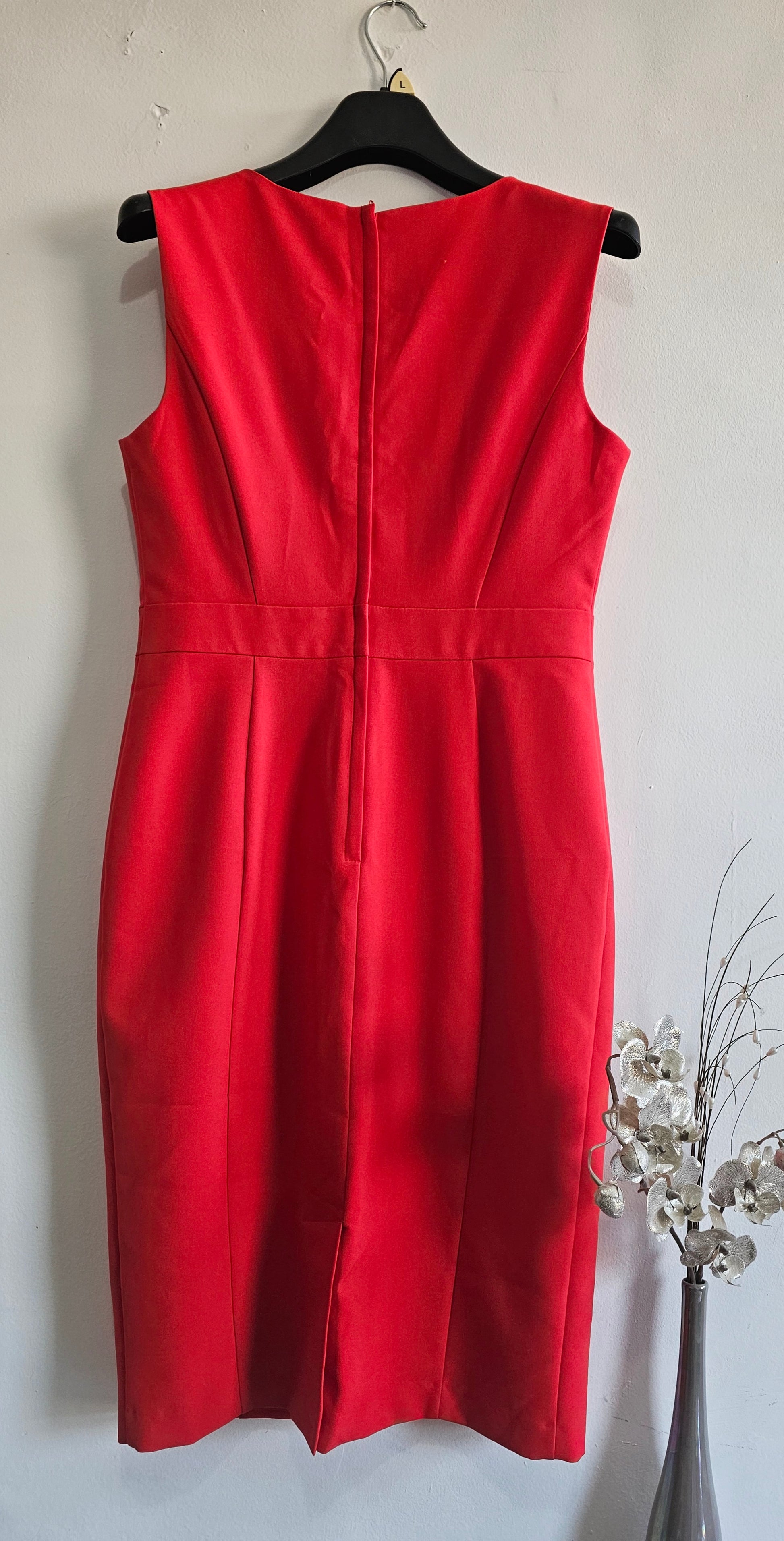 DOROTHY PERKINS Red Sleeveless Midi Dress – Size US 8 / UK 12 / EU 40