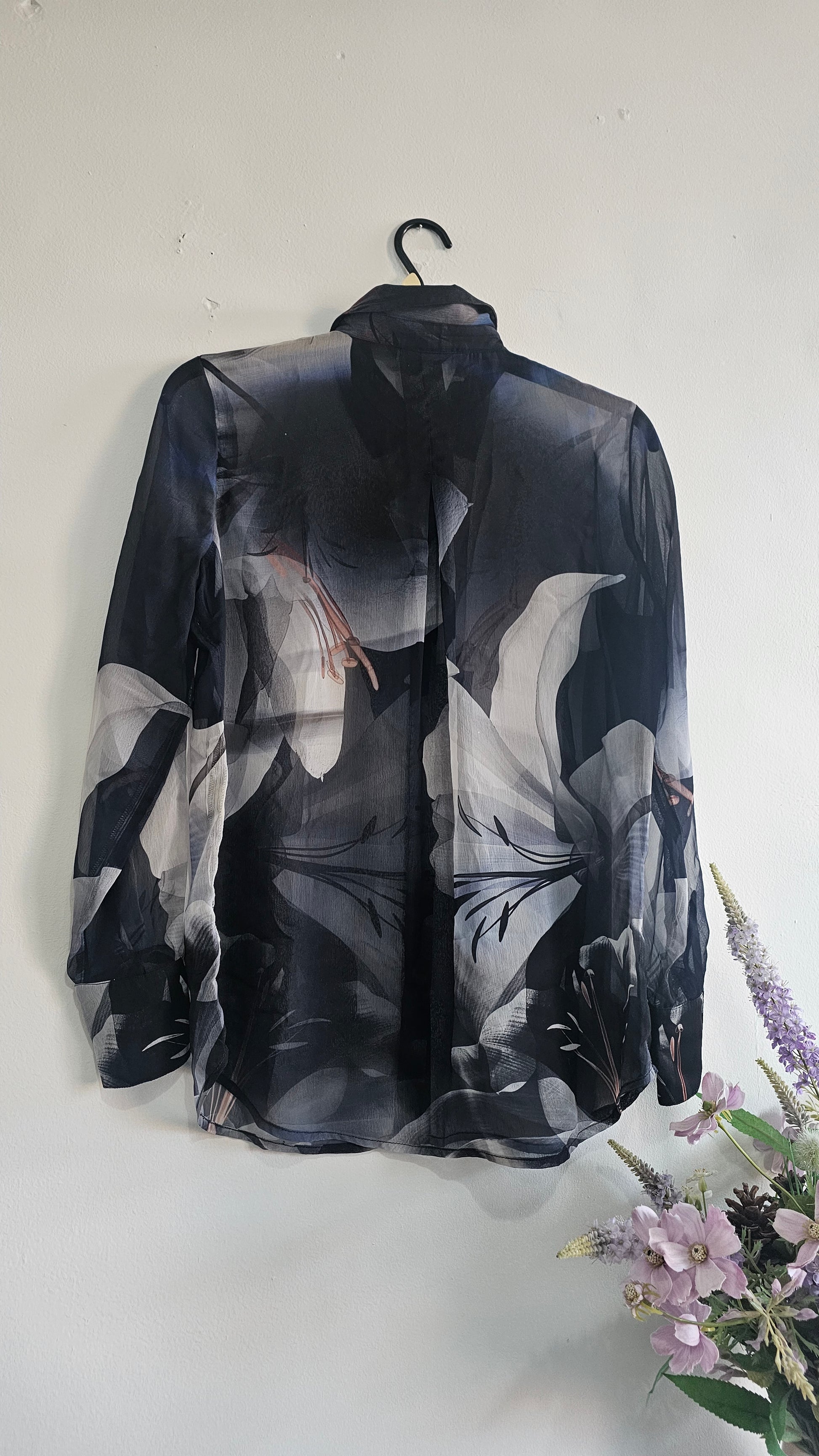 NEXT Women's Floral Print Blouse – Long Sleeve | UK 12 / US 8 / EU 40