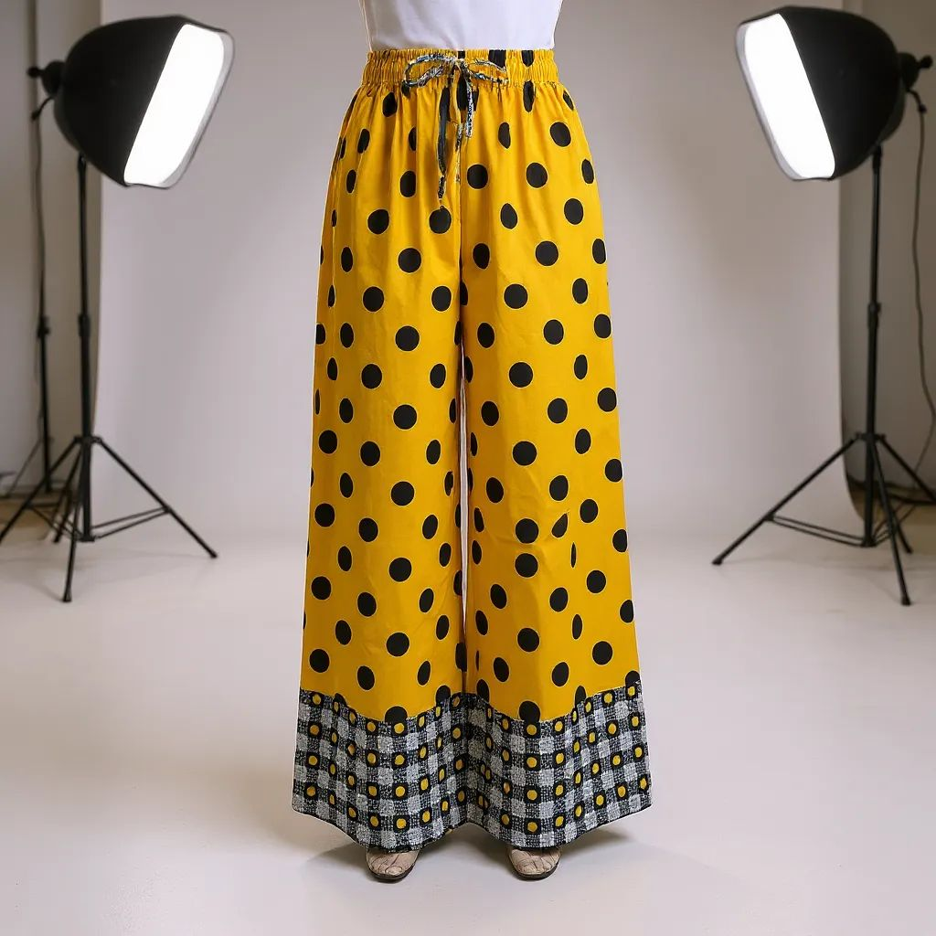 Sunspot Polka Palazzo Trousers