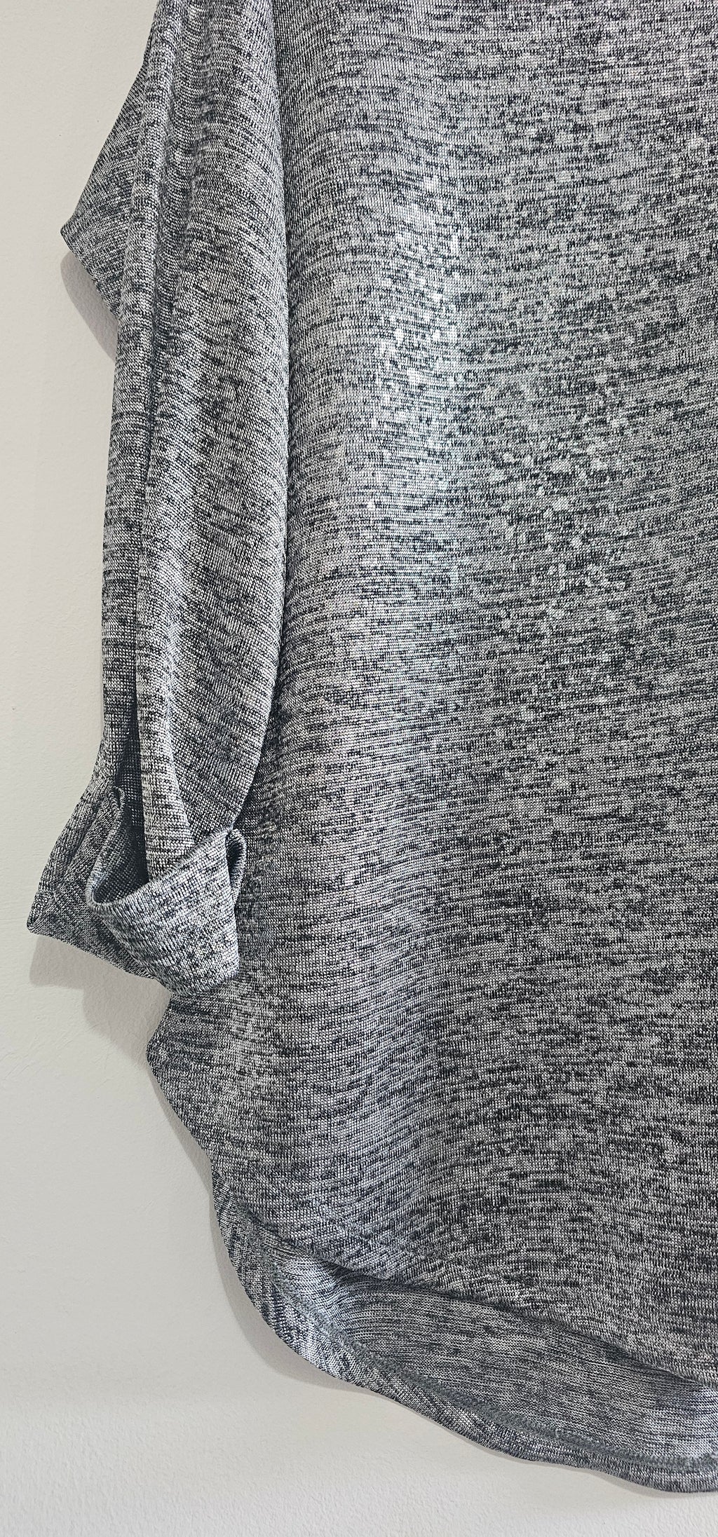 Wallis Grey Marled Knit Top – Size M | Excellent Condition | Lightweight Casual Style