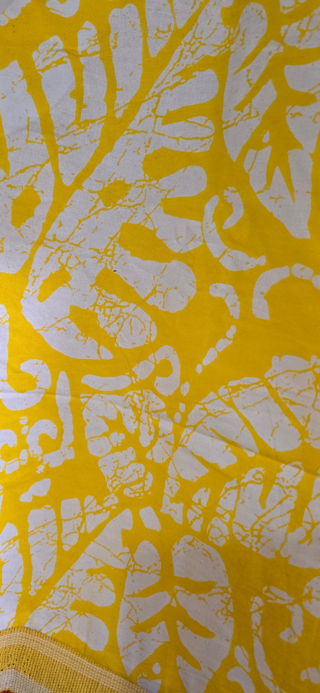 Sunshine Leaf Batik Boxy Top