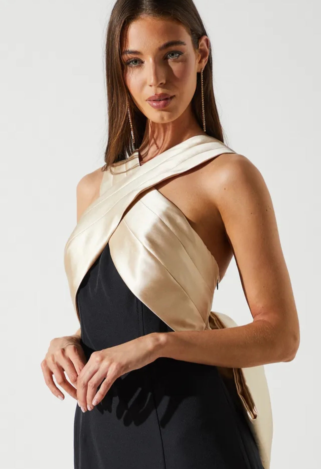 Coast
Cross Over Front Bow
Back Maxi Dress | Size 14