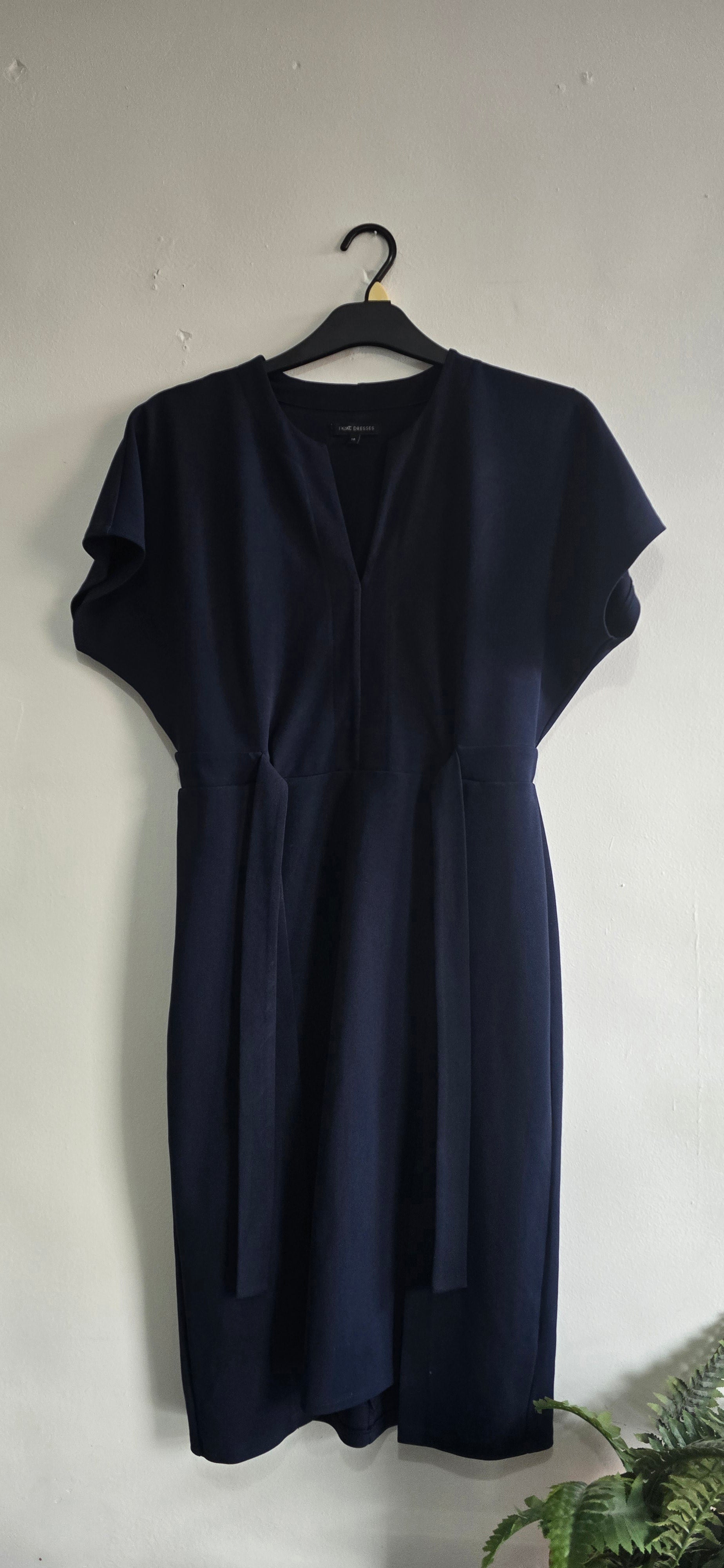 Elegant Navy Midi Dress - Size 14 | Next Dresses