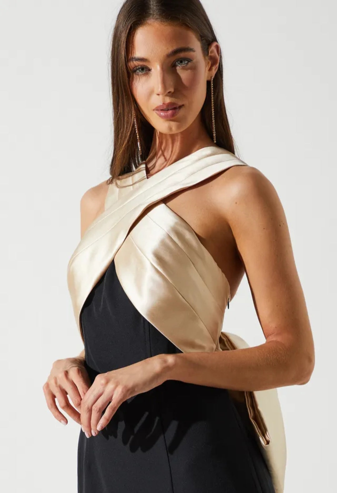 Coast
Cross Over Front Bow
Back Maxi Dress | Size 14